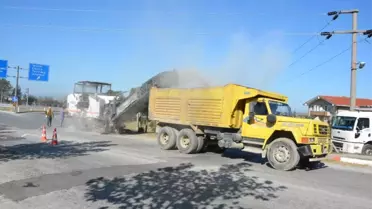 Keşan'da Yol Yapım Çalışmalarına Başlandı