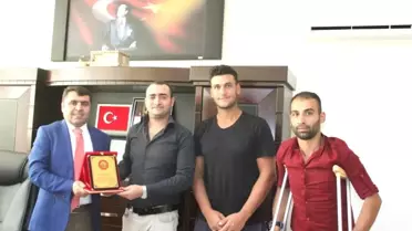 Bedensel Engellilerden Kırekin'e Teşekkür Plaketi