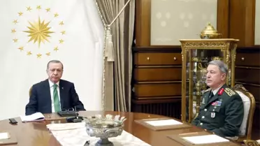 Cumhurbaşkanı Erdoğan, Genelkurmay Başkanını Kabul Etti