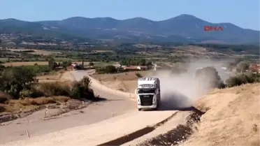 Çanakkale Köylülerin Yoldan Kalkan Toz Tepkisi