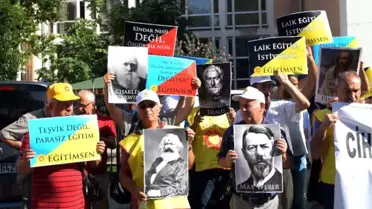 Eğitim-Sen Üyelerinden Darwin'li, Marx'lı, Weber'li Eylem