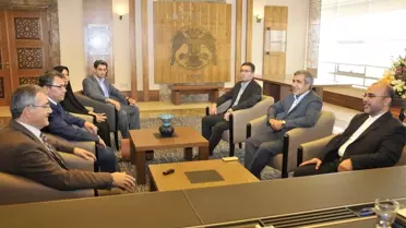 İran Kültür Müsteşarı'ndan Rektör Şahin'e Ziyaret