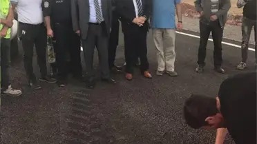 Çıldır Aktaş Duble Yolunun Bir Kısmı Kurban Kesilerek Hizmete Girdi