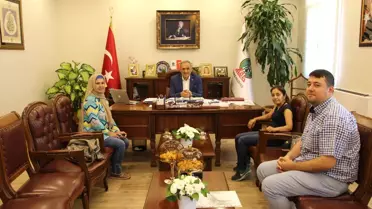 Mutlu Çamlıbel'e Başkan Mahmut Badem'den Destek