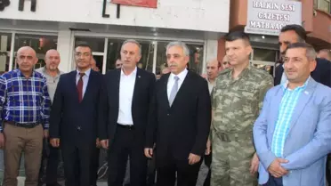 Vali Toprak'tan Başkan Keskin'e Geçmiş Olsun Ziyareti
