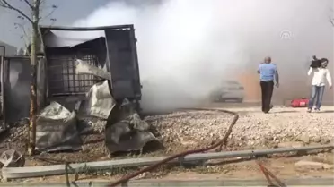 Ankara'da Araç Yangını