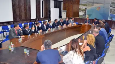 KKTC Turizm ve Çevre Bakanı Ataoğlu Tügiad Heyetini Kabul Etti