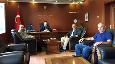 AK Parti Mahmudiye Heyetinden Kaymakam Dolaş'a Tanışma Ziyareti
