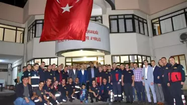Başkan Kayda, Ateş Savaşçılarıyla Buluştu