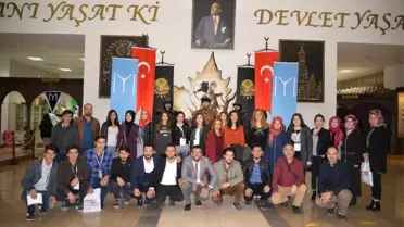 Gençdes Projesi Kapsamında 5'i Yabancı Uyruklu 50 Üniversite Öğrencisi Bilecik'te