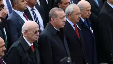 Şehit Yüzbaşı Erdal'ın Cenazesinde Erdoğan, Kılıçdaroğlu ve Bahçeli Yan Yana Saf Tuttu