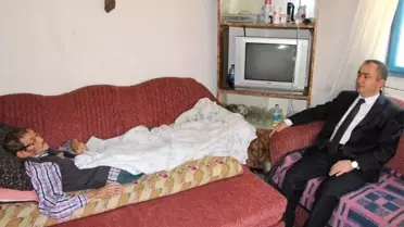 Kaymakam Bayraktar, Değirmendere Köyünde Yaşlı ve Hastaları Ziyaret Etti