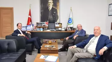 Albayrak, Kaymakam Zehin ve Başkan Uyan'ı Ağırladı