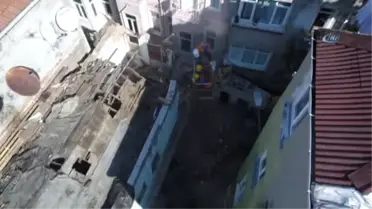 Beyoğlu'nda O Görüntüler Artık Tarih Olacak...kontrollü Yıkım Havadan Görüntülendi
