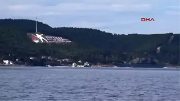 Çanakkale Rus Savaş Gemisi Çanakkale Boğazı'ndan Geçti