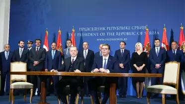 Türkiye ve Sırbistan Arasında 12 Anlaşma İmzalandı