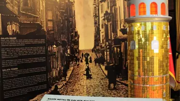 157 Kilo Altından Galata Kulesi'ne Büyük İlgi