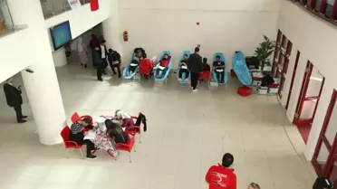 Bayburt Üniversitesinden Kan Bağışına Destek