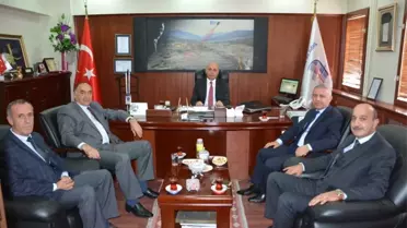 Koop-İş Genel Başkanı Van Tapu ve Kadastro 15. Bölge Müdürünü Ziyaret Etti