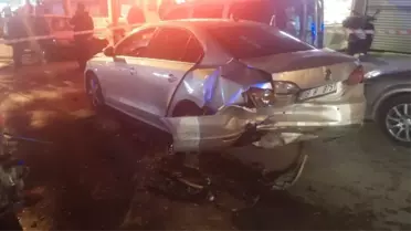 Başkent'te Zincirleme Trafik Kazası: 2 Yaralı