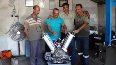 Hataylı 4 Sanayi Esnafı, Kendi Elektriğini Üreten Motor İcat Etti