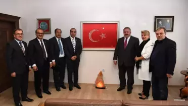 Hollanda Kayserililer Vakfı'ndan Kayseri Organize Sanayi Bölge Müdürlüğü'ne Ziyaret