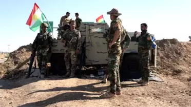 Peşmergeler, Erbil-Kerkük Karayoluna Yığınak Yaptı