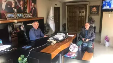 Başkan Yaman, Fabrika Müdürüyle Bir Araya Geldi