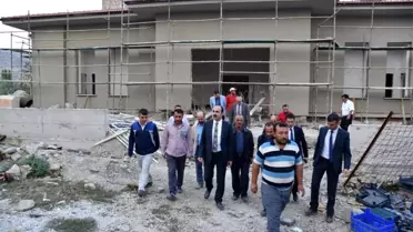Başkan Altay Yapımı Devam Eden Tepekent Sosyal Tesisini İnceledi