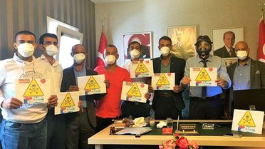 Bodrum'daki MHP'liler Çöplükten Çıkan Zehirli Dumanlara İsyan Etti