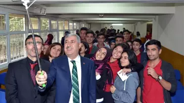 Polat Lise Öğrencileriyle Buluştu