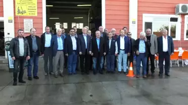 Burhaniye'de Tariş Yönetimi Aydınlı Zeytincileri Ağırladı