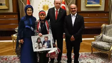 Keçi Yavrusunu Sırtlayan Rizeli Hamdu Sena, Resepsiyona Gitti; Erdoğan'dan Yol İstedi