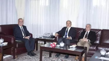 YÖK Yürütme Kurulu Üyesi Prof. Dr. Muhittin Şimşek'ten Rektör Çomaklı'ya Ziyaret