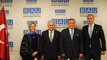 Başbakan Binali Yıldırım'dan Bau International University Washington D.c.'ye Ziyaret