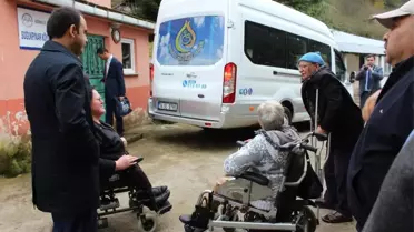 Görele Kaymakamı Ermiş'ten Engelli ve Yaşlılara Ziyaret