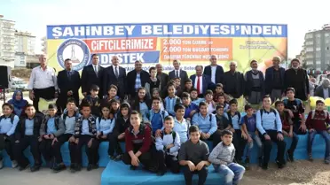Şahinbey Belediyesi'nin Çiftçiye Desteği Sürüyor