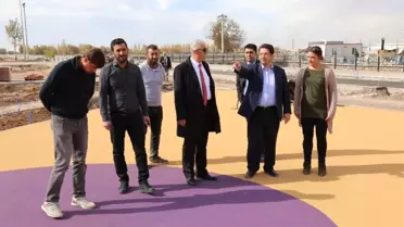 Başkan Yazgı, Tacin Kent Parkta İncelemelerde Bulundu