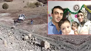 Tunceli'de Otomobil Şarampole Yuvarlandı! Uzman Çavuş Öldü, Eşi ve 2 Çocuğu Yaralandı