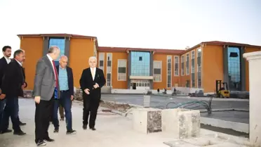 Karaman'da Okul İnşaatları Gezildi