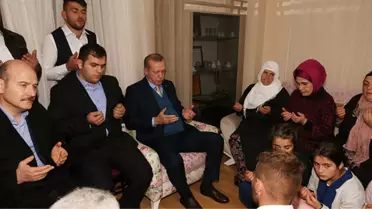 Cumhurbaşkanı Erdoğan, Şehit Eren Bülbül'ün Ailesini Ziyaret Etti