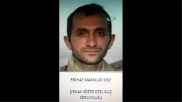 PKK'nın Özel Güç Sorumlusu Etkisiz Hale Getirildi