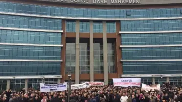 Yüzlerce Sarıyerli 'Müdahillik' İçin Bölge İdare Mahkemesi'ne Akın Etti