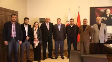 Sigorta Acenteleri Derneği Ntso Başkanı Parmaksız'ı Ziyaret Etti