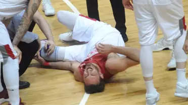 Letonya Maçında Sakatlanan Milli Basketbolcu Semih Erden Hastaneye Kaldırıldı