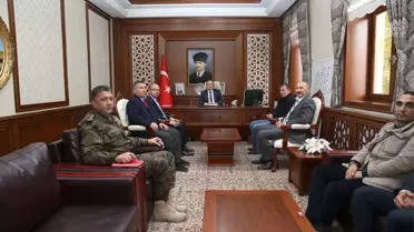 Milli Piyango Daire Başkanı Ahmet Yılmaz Vali Ali Hamza Pehlivan'ı Ziyaret Etti