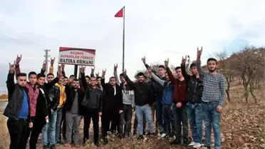 Besni'de Başbuğ Türkeş Ormanına 100 Fidan Dikildi