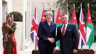 İngiltere Başbakanı May, Ürdün Kralı ile Görüştü