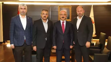 Büro Memur-Sen, Kalkınma Bakanı Elvan'la Görüştü