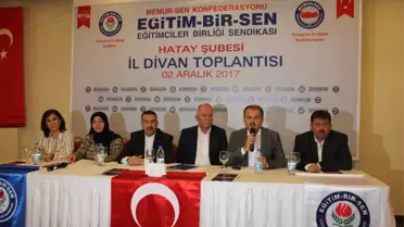 Eğitim-Bir-Sen Genel Başkan Mithat Sevin Açıklaması